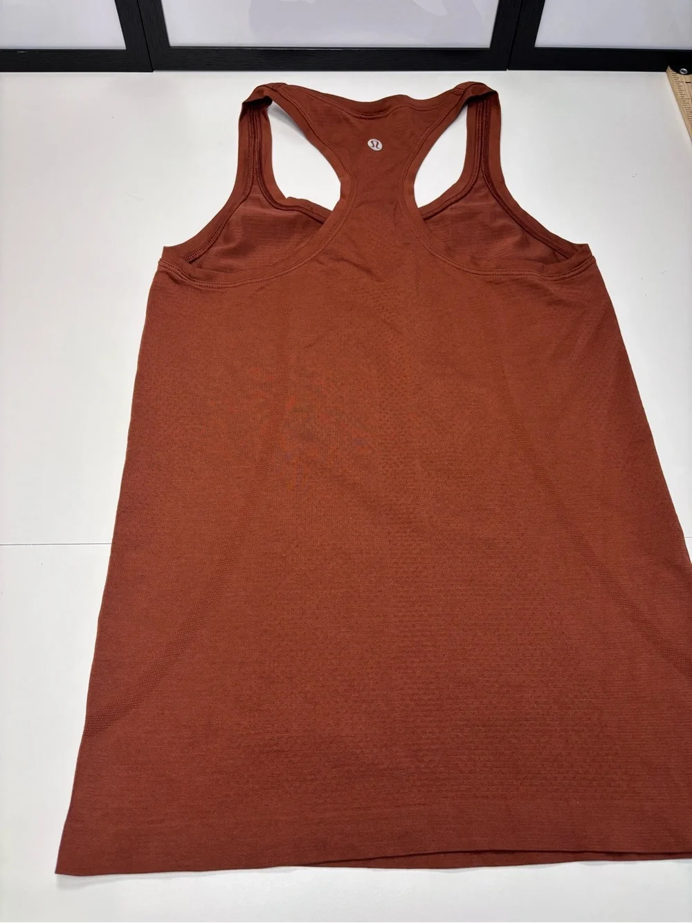 Lululemon Swiftly Tech Racerback Tank Top Autumn Terracotta Burnt Orange Shade